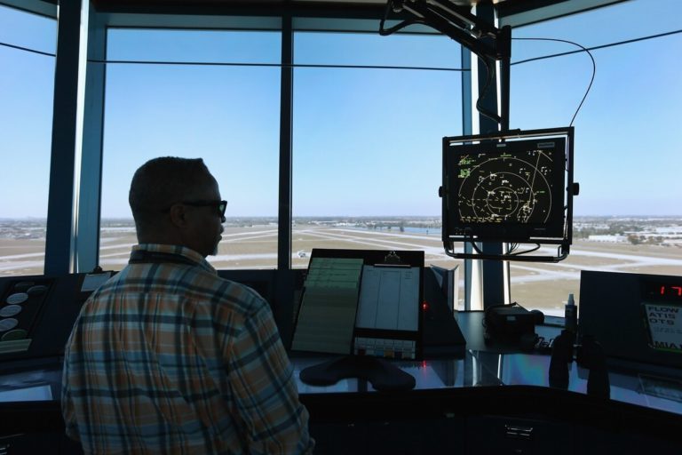 Air Traffic Controllers Protest in Liberia Airport
