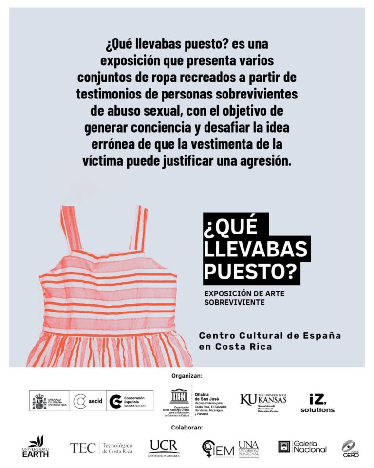 Costa Rica Will Showcase the International Exhibition “What Were You Wearing?” In All Seven Provinces